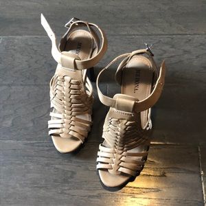Merona block heel sandals